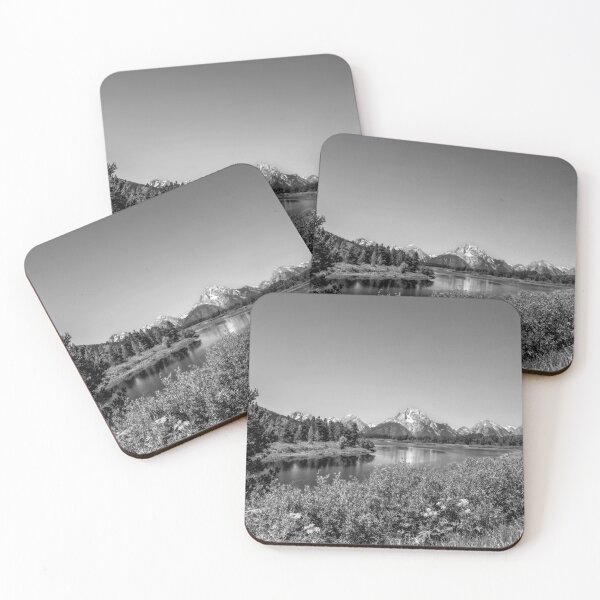 Item preview, Oxbow Bend, Grand Tetons National Park In Black and White designed and sold by Kay Brewer.