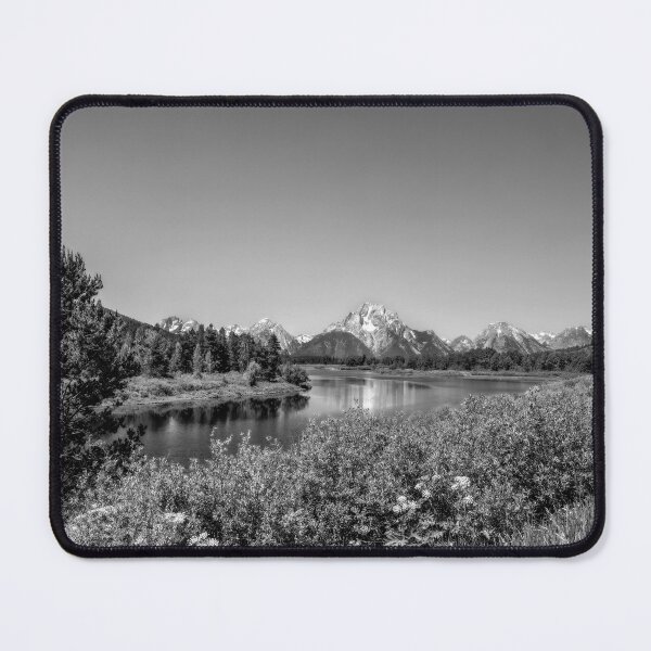 Item preview, Oxbow Bend, Grand Tetons National Park In Black and White designed and sold by Kay Brewer.