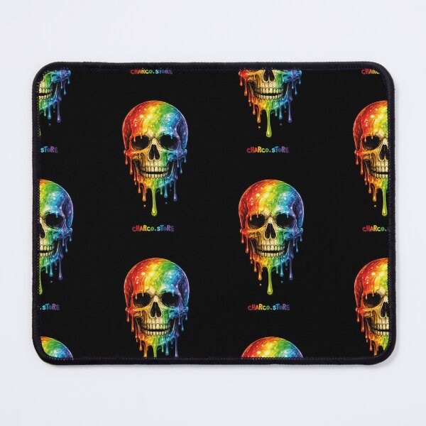 Item preview, Pride | Rainbow Melt Skull – Dripping Dark Art designed and sold by Charco.Store – Bold Expressive Graphics & Alt Streetwear Art.