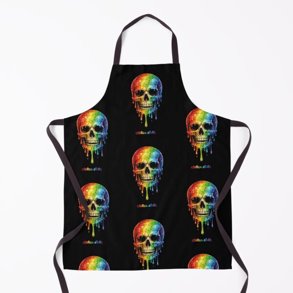 Artikelvorschau, Stolz | Regenbogen-Schädelschmelze – Dripping Dark Art entworfen und verkauft von Charco.Store – Bold Expressive Graphics & Alt Streetwear Art.