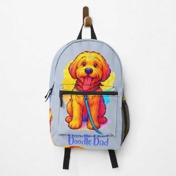 Item preview, Doodle Dad - colorful illustration of golden doodle designed and sold by Doodles Down South.