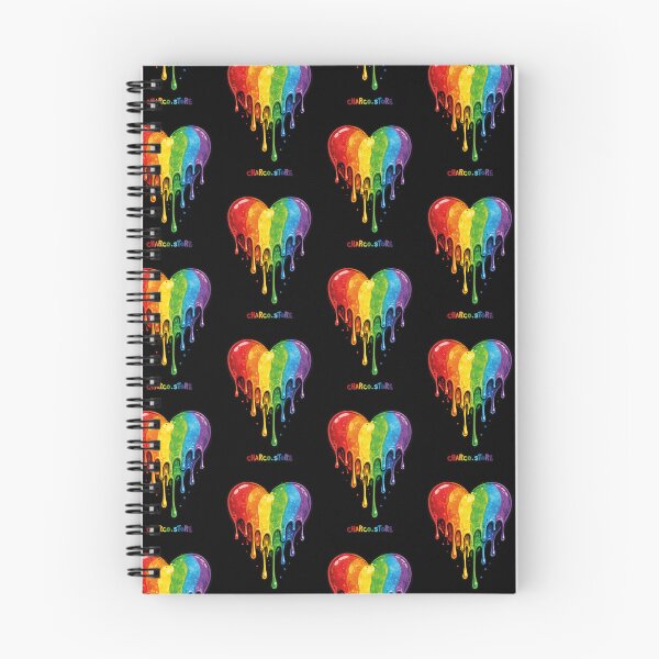 Item preview, Pride | Rainbow Melt Heart – Dripping Love Art designed and sold by Charco.Store – Bold Expressive Graphics & Alt Streetwear Art.