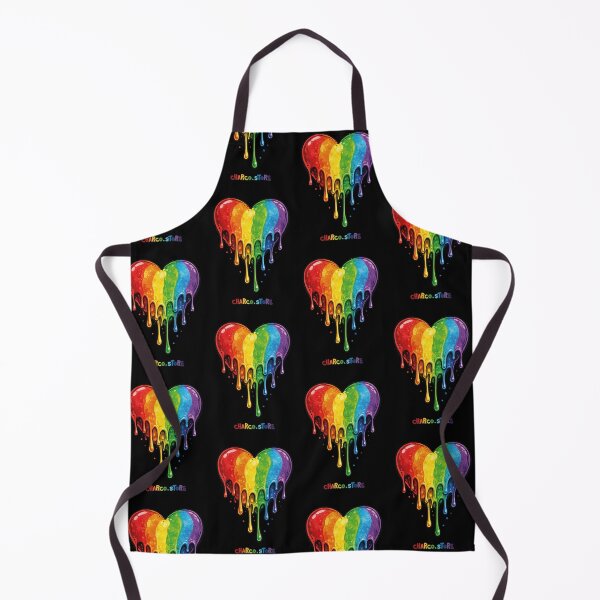 Item preview, Pride | Rainbow Melt Heart – Dripping Love Art designed and sold by Charco.Store – Bold Expressive Graphics & Alt Streetwear Art.