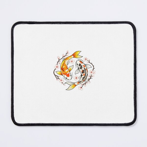 Item preview, Koi Fish Circle Sakura Japanese Aesthetic  designed and sold by Lunarifinds .