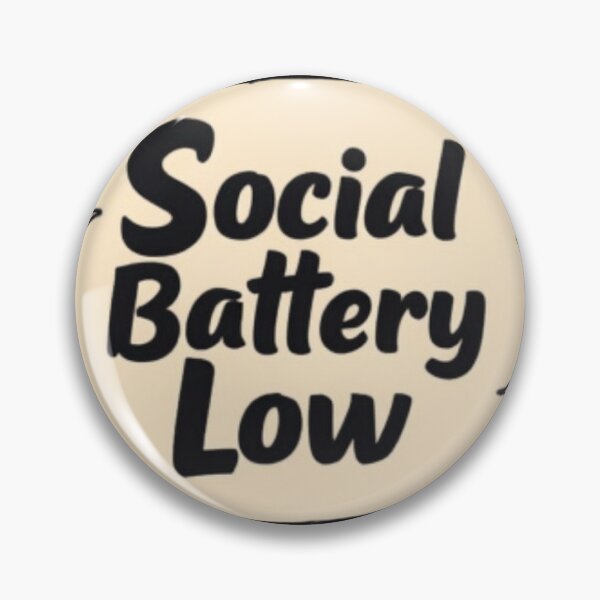 Item preview, Social Battery Low T-Shirt — Funny Introvert Gift, Sarcastic Antisocial Tee, Awkward Human Humor Shirt designed and sold by Pochininki.