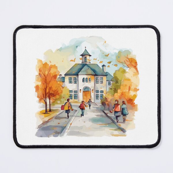 Item preview, Golden Autumn School Days Watercolor Journey designed and sold by Zayn Studio.