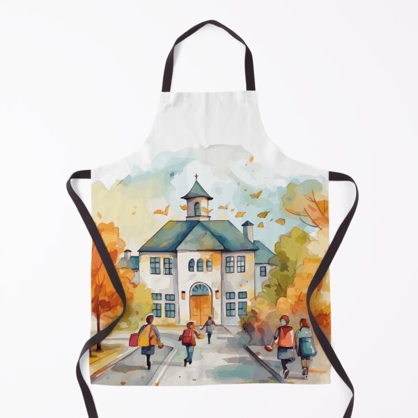 Item preview, Golden Autumn School Days Watercolor Journey designed and sold by Zayn Studio.
