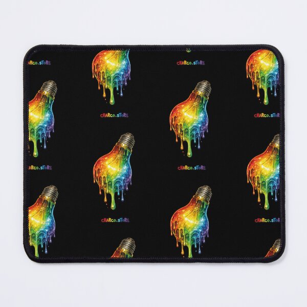 Item preview, Pride | Rainbow Melt Lightbulb – Creative Idea Art designed and sold by Charco.Store – Bold Expressive Graphics & Alt Streetwear Art.