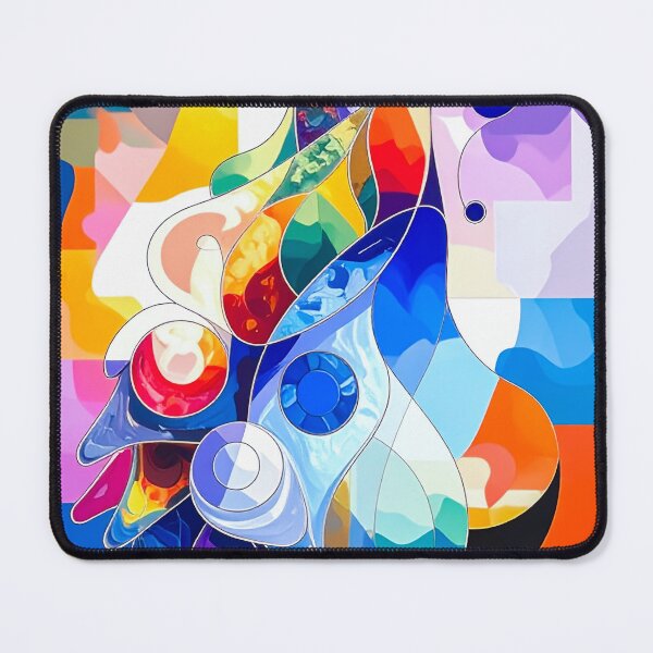 Item preview, Abstract Fluid Geometry Color Flow Composition designed and sold by NizuCaCi.