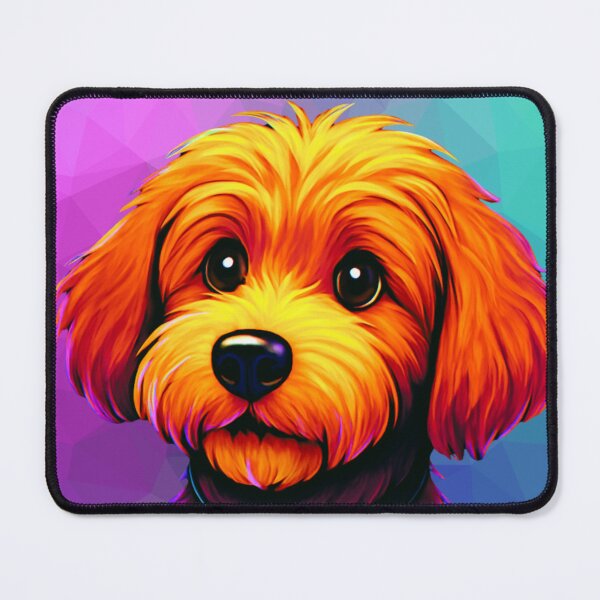 Item preview, Colorful Doodle Pup - neon colors designed and sold by Doodles Down South.