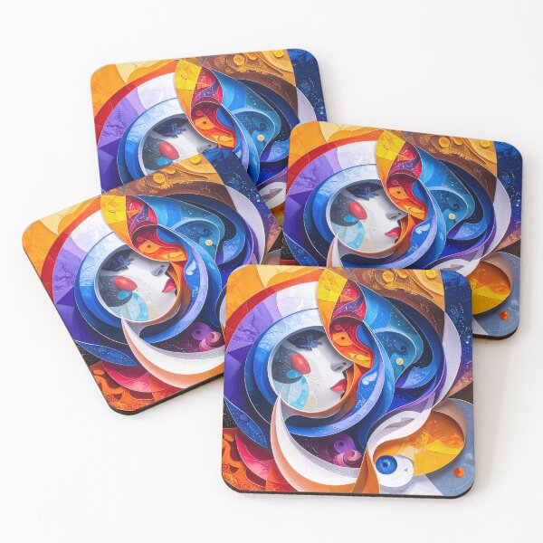 Item preview, Abstract Spiral Geometry Color Structure Design designed and sold by NizuCaCi.