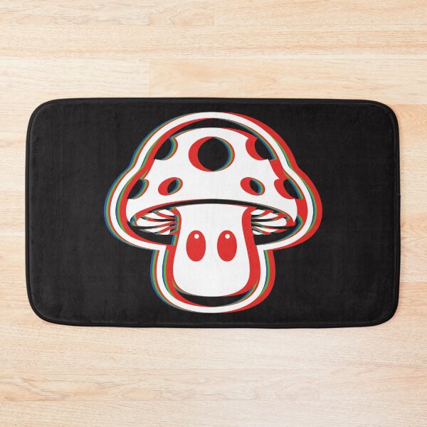 Item preview, Psychedelic Mushroom Glitch Retro RGB designed and sold by CamaleonDesigns.