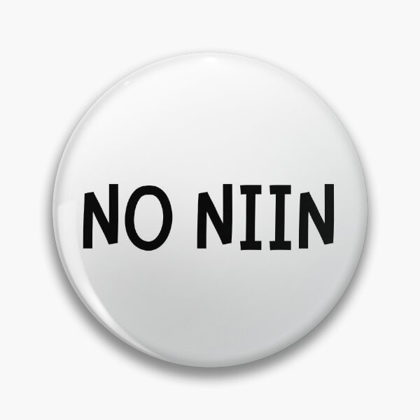 Item preview, No Niin - Lively Black Letters designed and sold by vadelista.