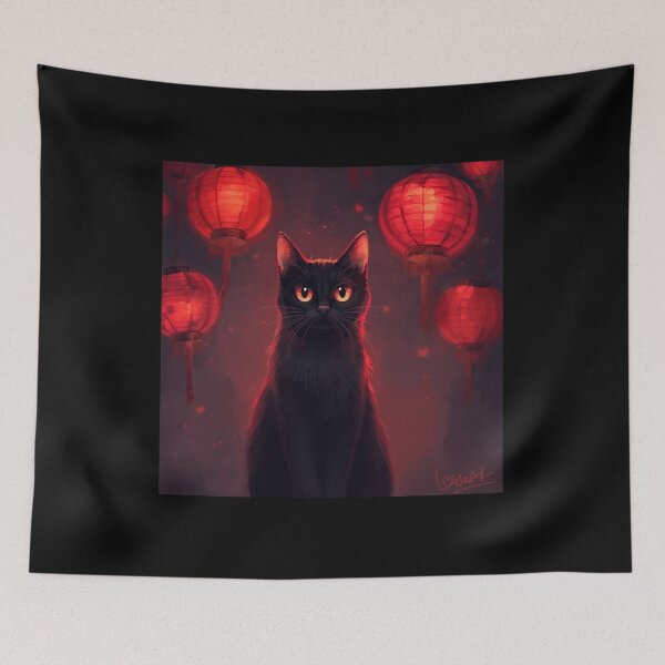 Item preview, Lantern Light Cat designed and sold by CashCrow.