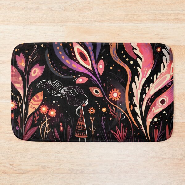 Item preview, Mystical Enchanted Forest Girl Glowing Art designed and sold by LuminousFoundry.