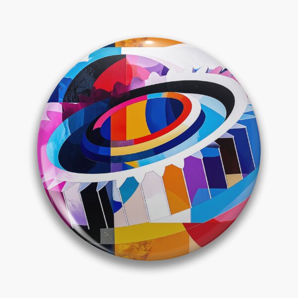 Item preview, Abstract Gear Mechanism Color Geometry Design designed and sold by NizuCaCi.