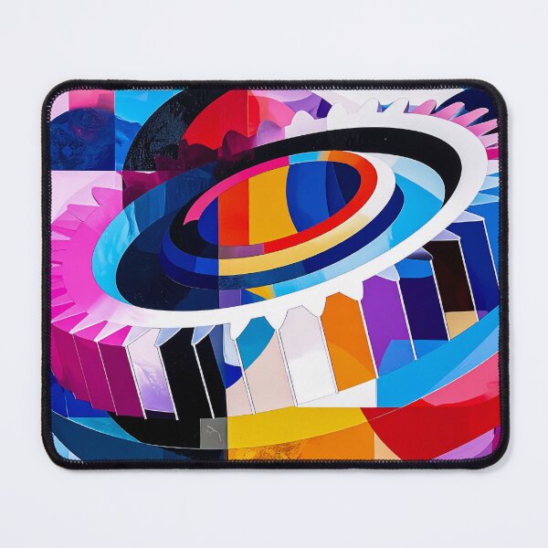 Item preview, Abstract Gear Mechanism Color Geometry Design designed and sold by NizuCaCi.