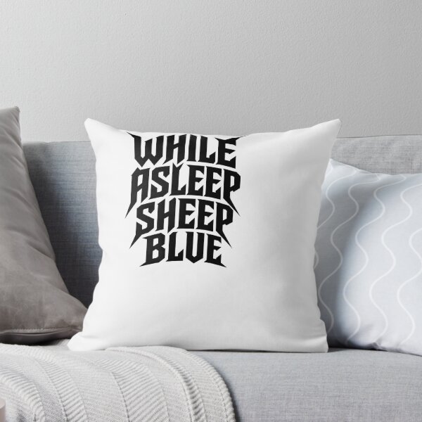 Item preview, While Asleep Sheep Blue Funny Bold Quote Tee designed and sold by BinAlgoPix.