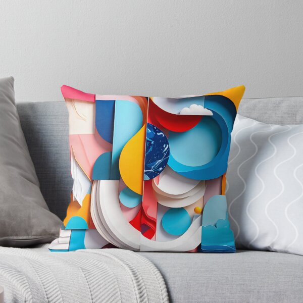 Item preview, Modern Geometric Soft Shapes Abstract Color Composition designed and sold by NizuCaCi.