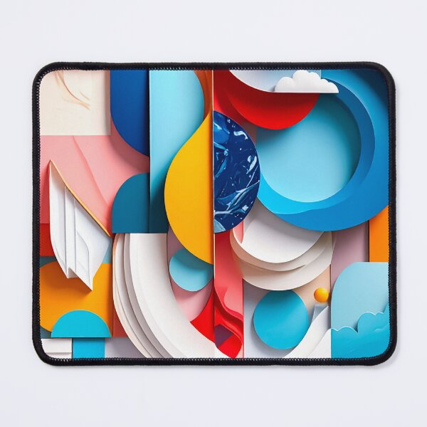 Item preview, Modern Geometric Soft Shapes Abstract Color Composition designed and sold by NizuCaCi.