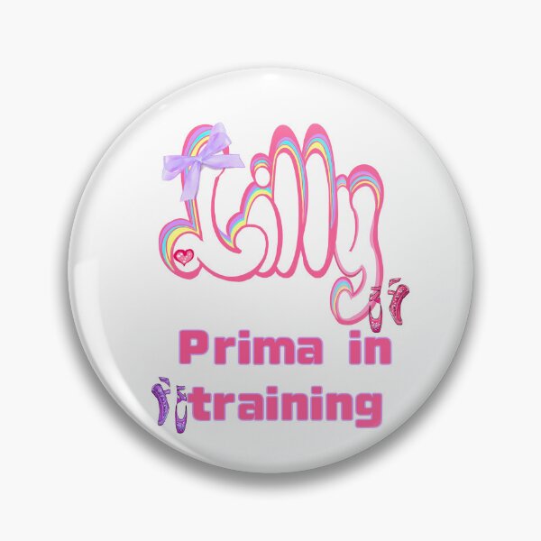 Item preview, Lilly Personalized Prima In Training - Dancer Custom Aesthetic Ballerina designed and sold by Artonmytee.