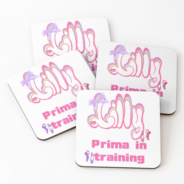 Item preview, Lilly Personalized Prima In Training - Dancer Custom Aesthetic Ballerina designed and sold by Artonmytee.