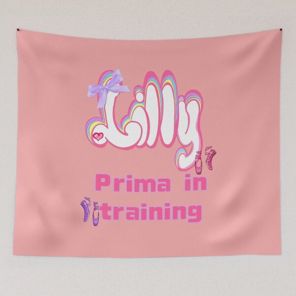 Item preview, Lilly Personalized Prima In Training - Dancer Custom Aesthetic Ballerina designed and sold by Artonmytee.