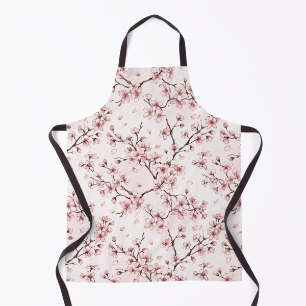 Item preview, Cherry Blossom Sakura Watercolor Japanese Floral Pattern designed and sold by Inkworksbyshery.