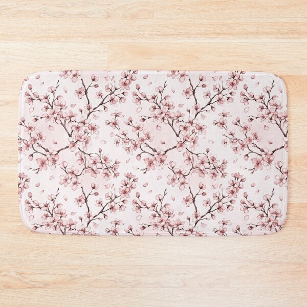 Item preview, Cherry Blossom Sakura Watercolor Japanese Floral Pattern designed and sold by Inkworksbyshery.