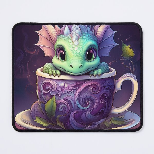Item preview, dragon in a cup designed and sold by Foxlindesigns.