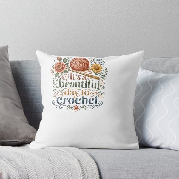 Item preview, Its A Beautiful Day To Crochet Vintage Crocheter Gift designed and sold by BinAlgoPix.