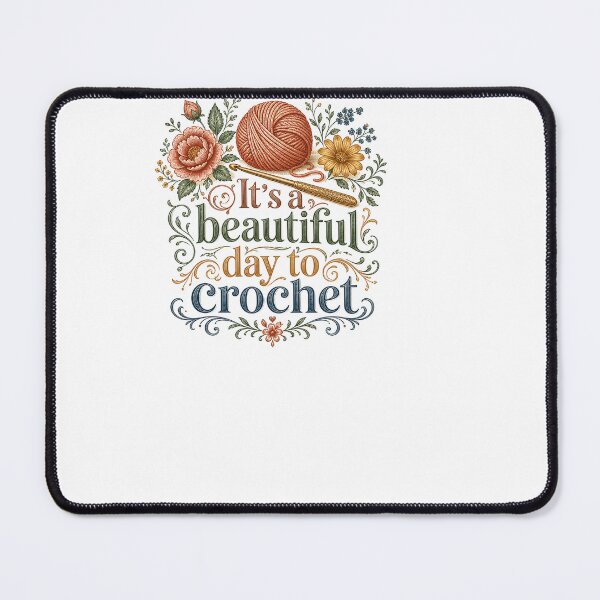 Item preview, Its A Beautiful Day To Crochet Vintage Crocheter Gift designed and sold by BinAlgoPix.