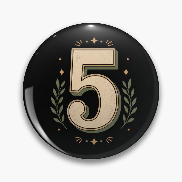 Item preview, Vintage Retro Number 5 Graphic designed and sold by Kupeliemre.
