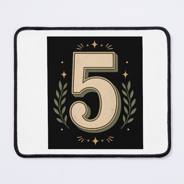 Item preview, Vintage Retro Number 5 Graphic designed and sold by Kupeliemre.