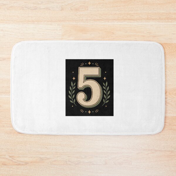 Item preview, Vintage Retro Number 5 Graphic designed and sold by Kupeliemre.