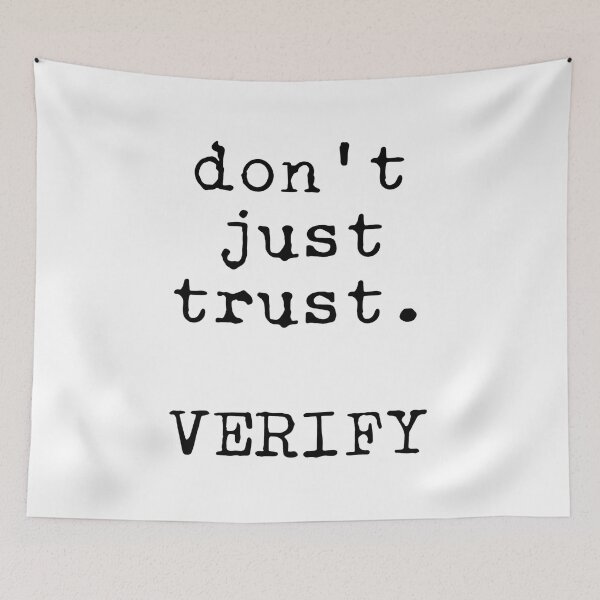 Item preview, Don't just trust. VERIFY designed and sold by VonbronA11.