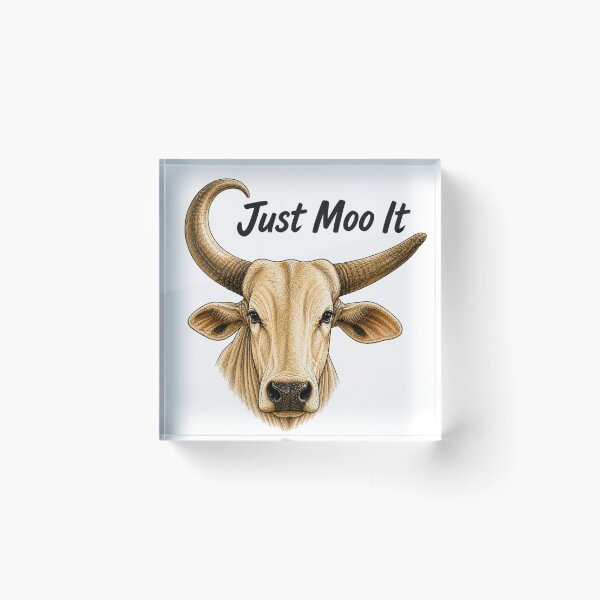 Item preview, “Just Moo It” Cow Design designed and sold by Studio821.