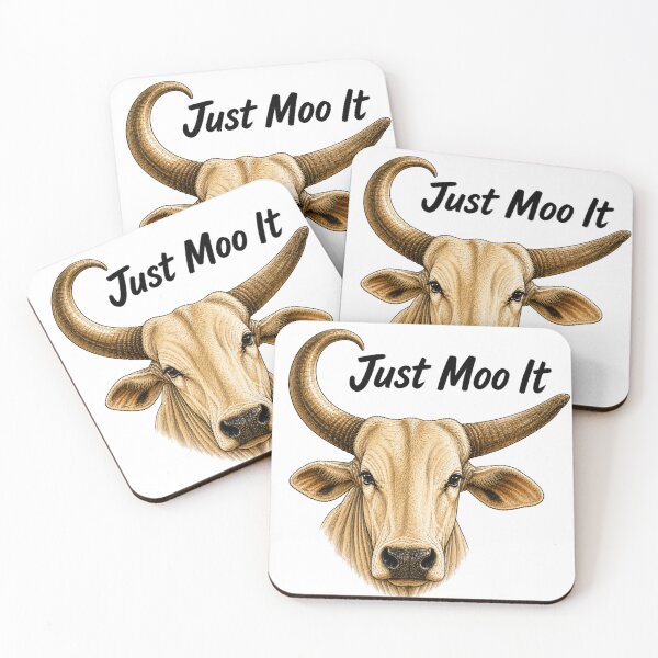 Item preview, “Just Moo It” Cow Design designed and sold by Studio821.