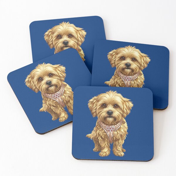 Item preview, Premium Gold Puppy Streetwear Fashion Illustration  designed and sold by digitalbob60.