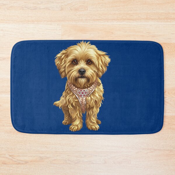 Item preview, Premium Gold Puppy Streetwear Fashion Illustration  designed and sold by digitalbob60.