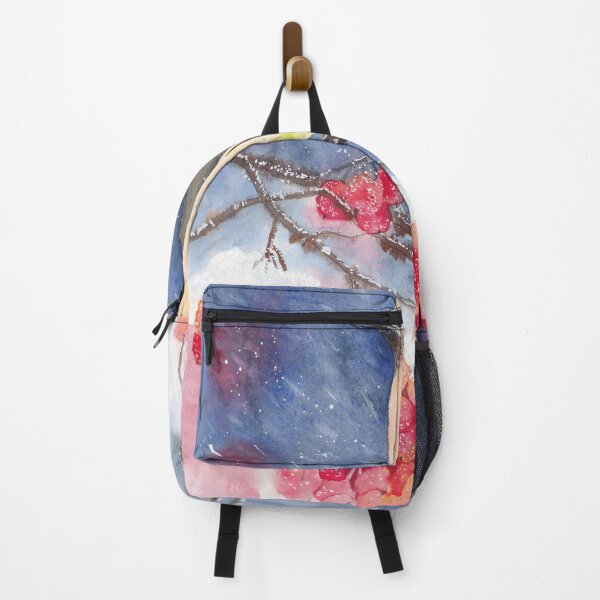 Item preview, Cedar Waxwing and Berries in Snow designed and sold by The Elderberry Blossom.