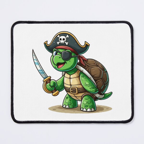 Item preview, Pirate Turtle designed and sold by PixelMiracle.