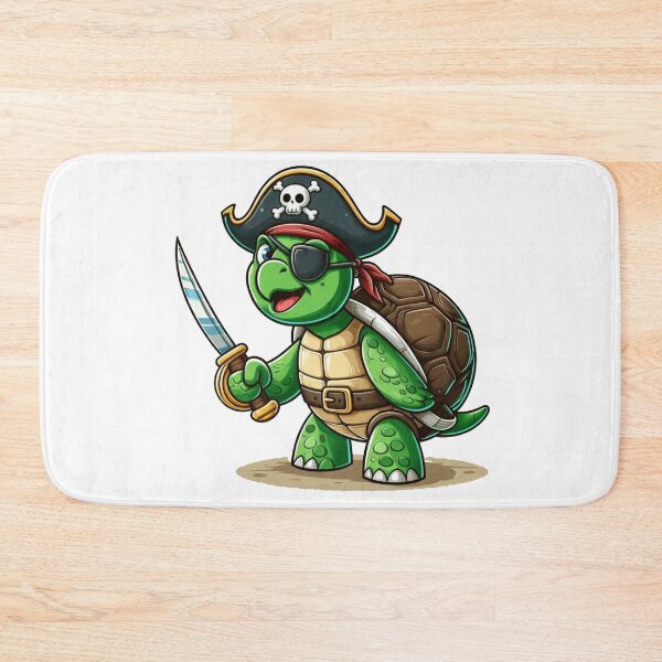 Item preview, Pirate Turtle designed and sold by PixelMiracle.