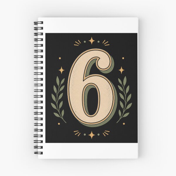 Item preview, Vintage Retro Number Six Design designed and sold by Kupeliemre.