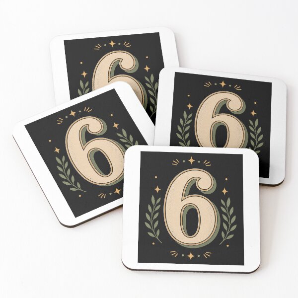 Item preview, Vintage Retro Number Six Design designed and sold by Kupeliemre.