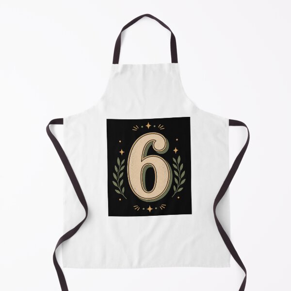 Item preview, Vintage Retro Number Six Design designed and sold by Kupeliemre.