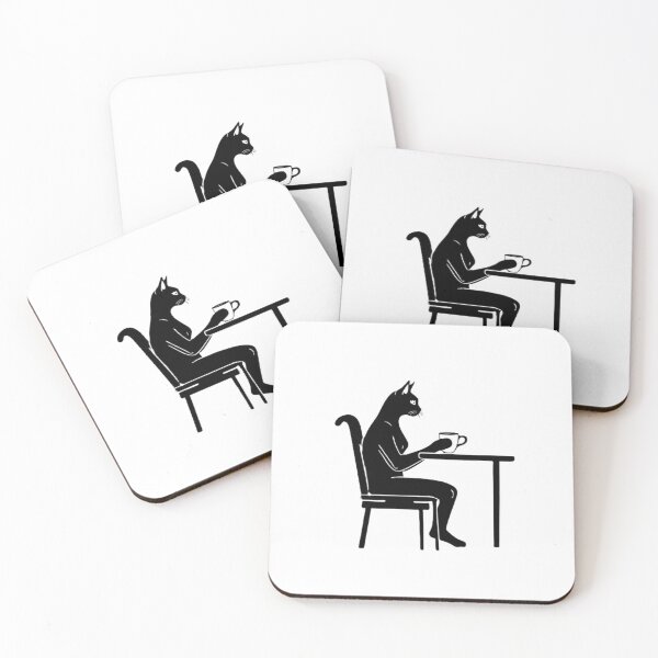 Item preview, Coffee Cat designed and sold by Animals Doing Stuff.