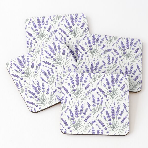 Item preview, Lavender Sprig Watercolor Botanical Seamless Floral Pattern designed and sold by Inkworksbyshery.