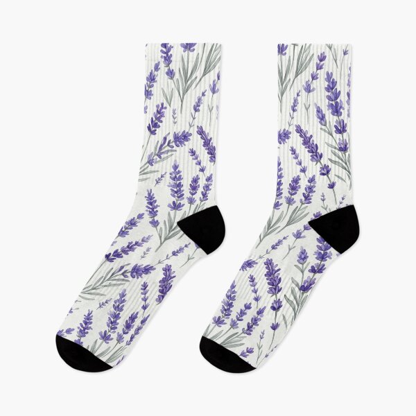 Item preview, Lavender Sprig Watercolor Botanical Seamless Floral Pattern designed and sold by Inkworksbyshery.