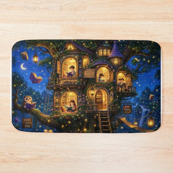 Item preview, Magical Treehouse Library Bookish designed and sold by TheFantazyForge.